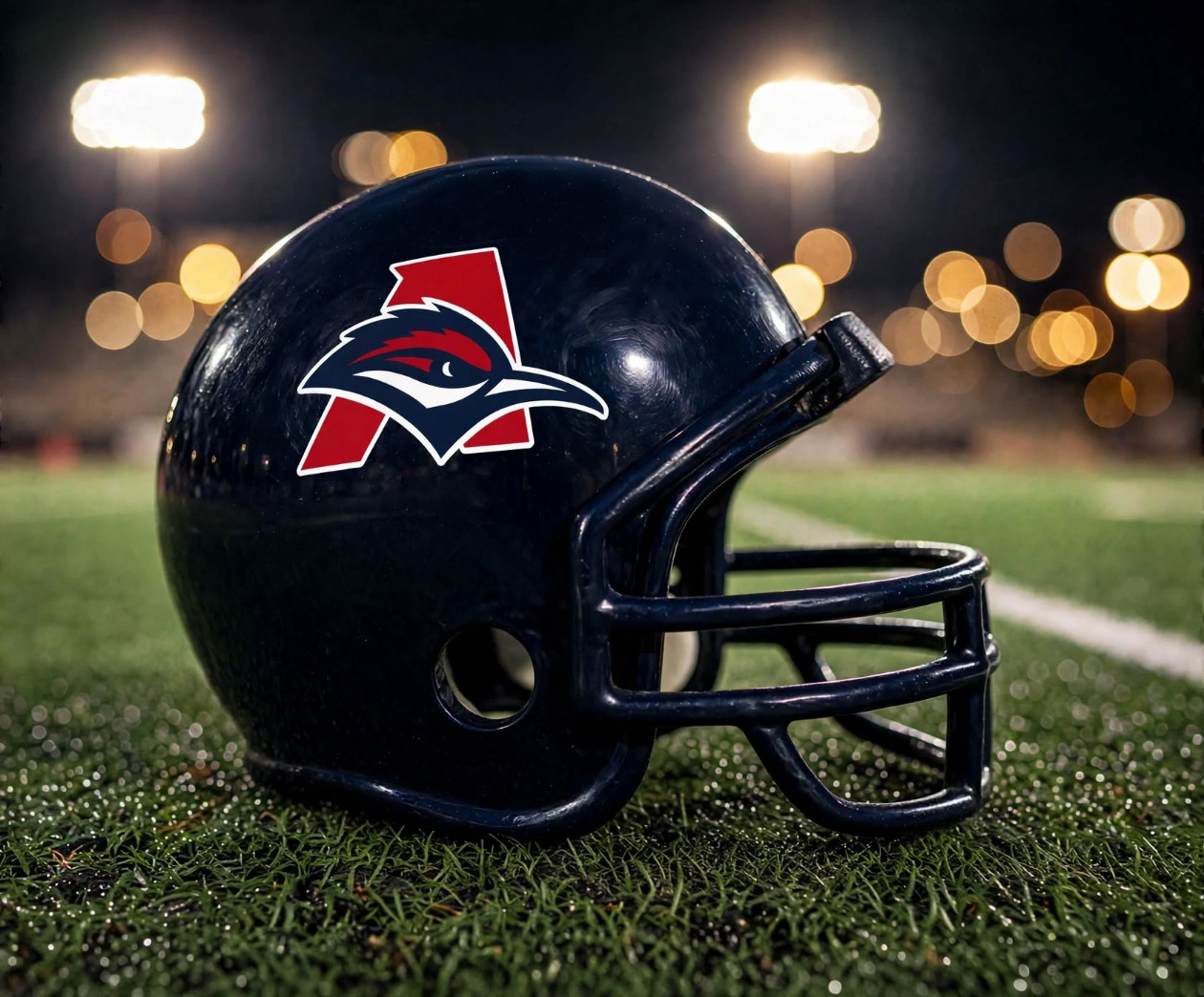 Aubrey Chaparrals custom spirit helmet