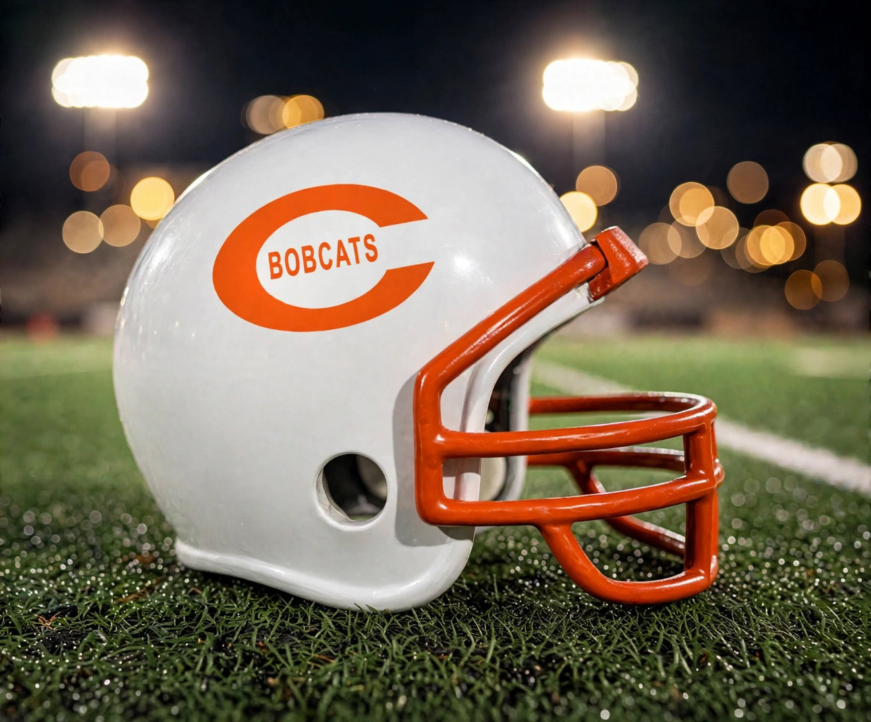 Celina Bobcats custom spirit helmet