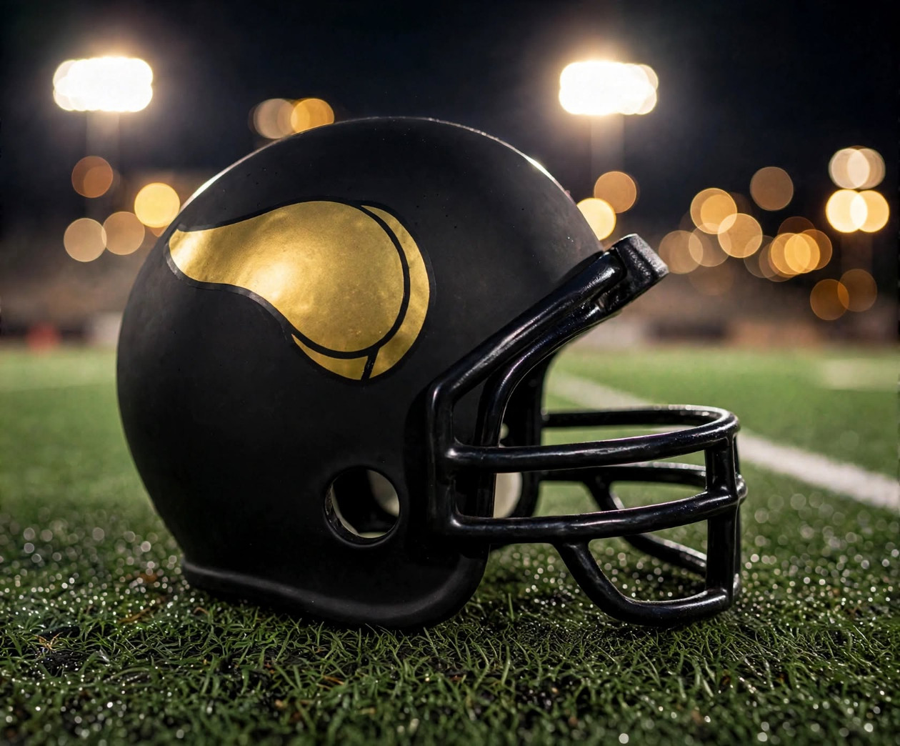 Dallas Pinkston Vikings custom spirit helmet