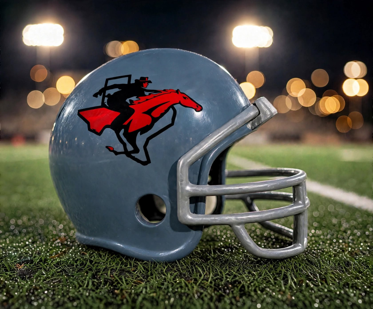 Dallas Skyline Raiders custom spirit helmet