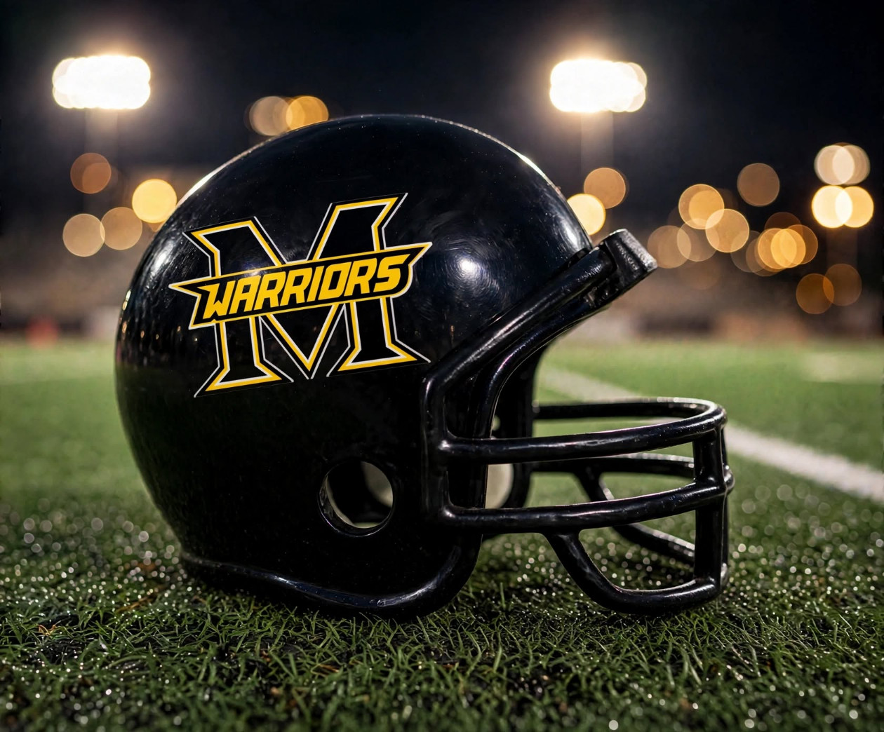 Frisco Memorial Warriors custom spirit helmet
