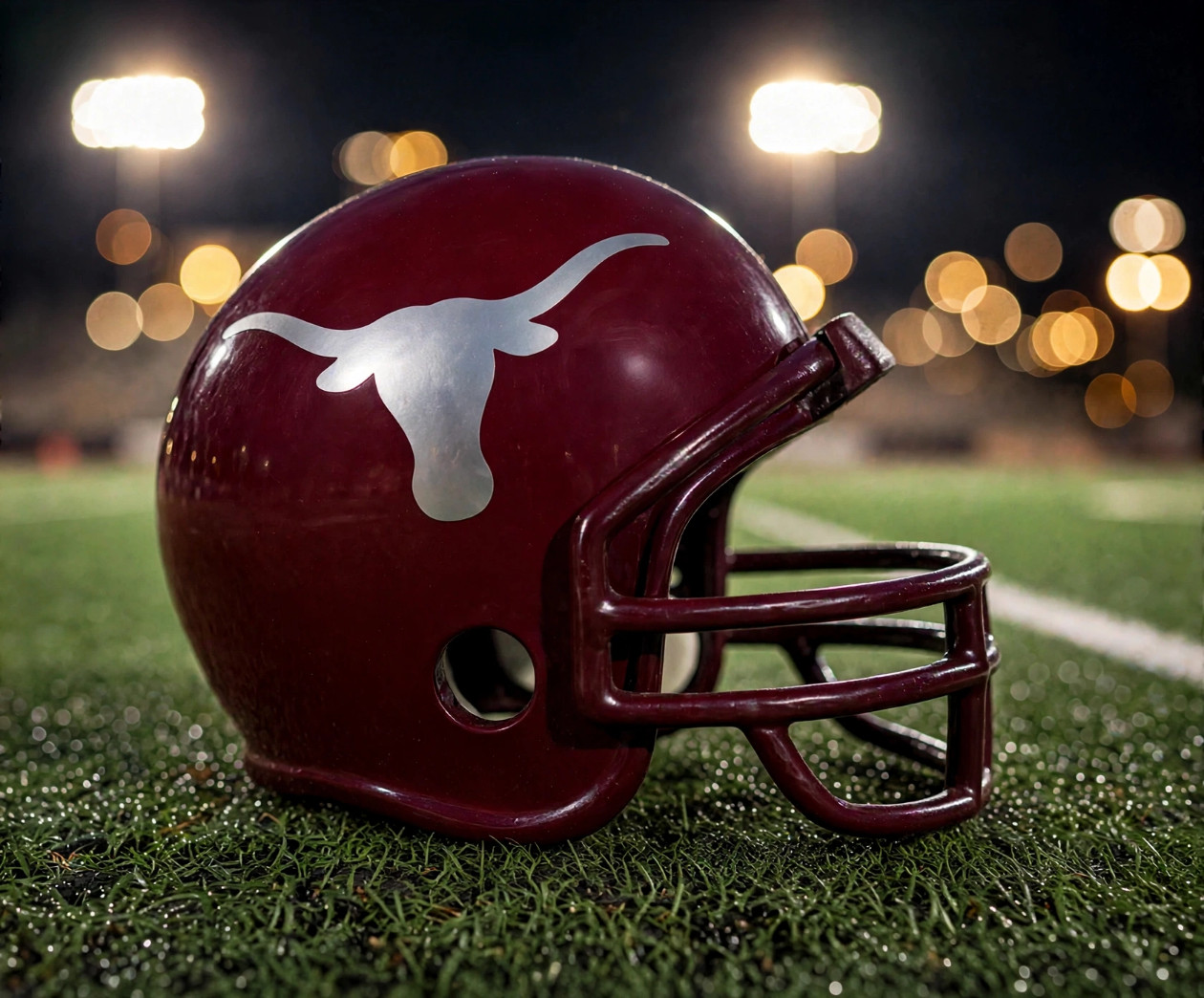 Ft. Worth North Side Steers custom spirit helmet