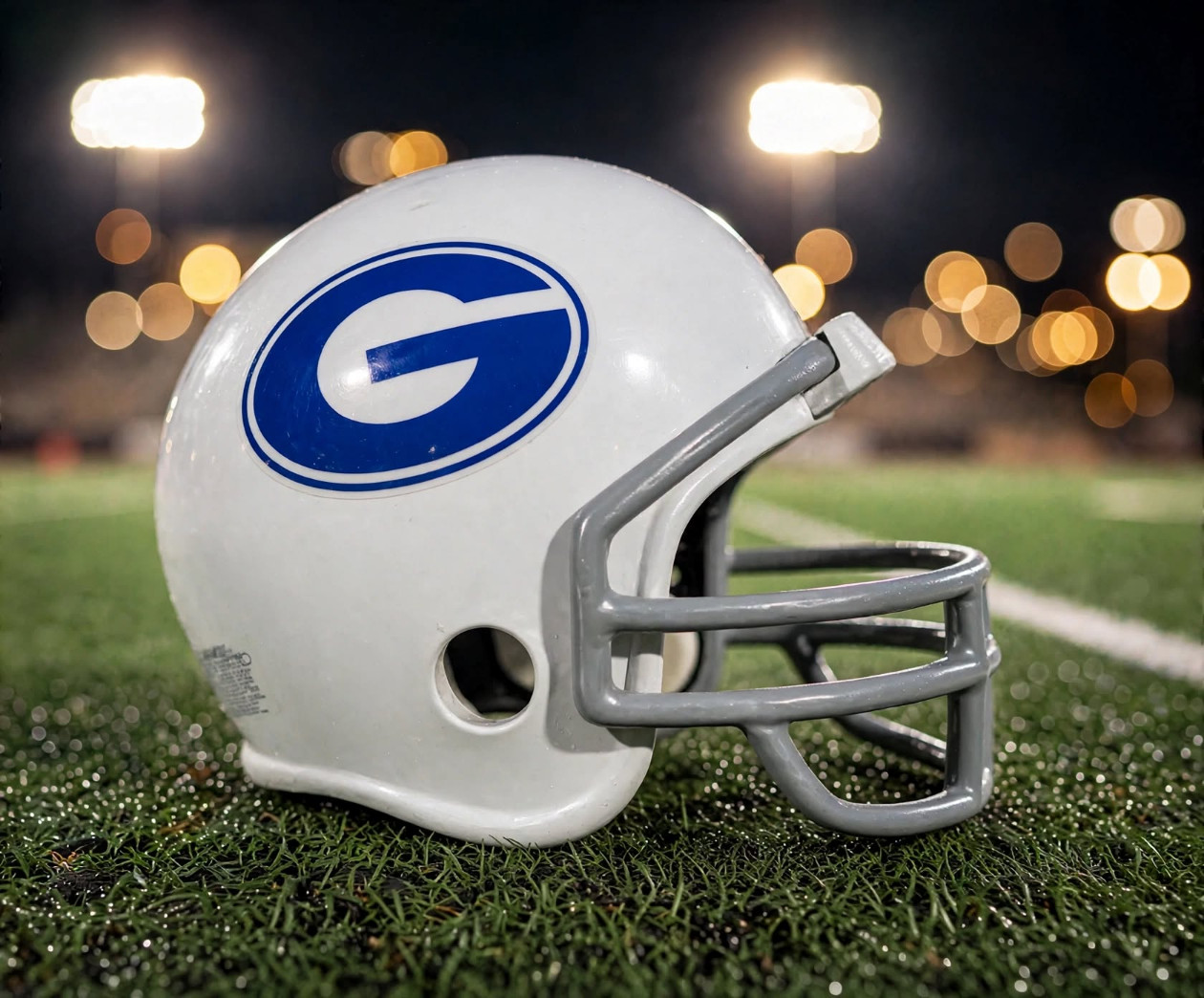 Grand Prairie Gophers custom spirit helmet
