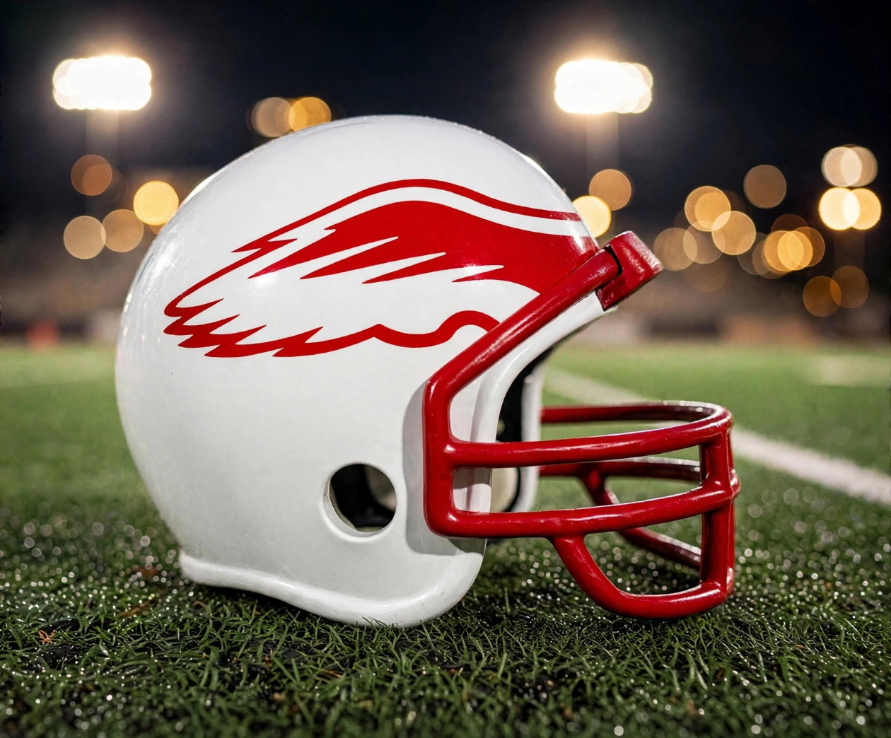 Houston St. Thomas Eagles custom spirit helmet