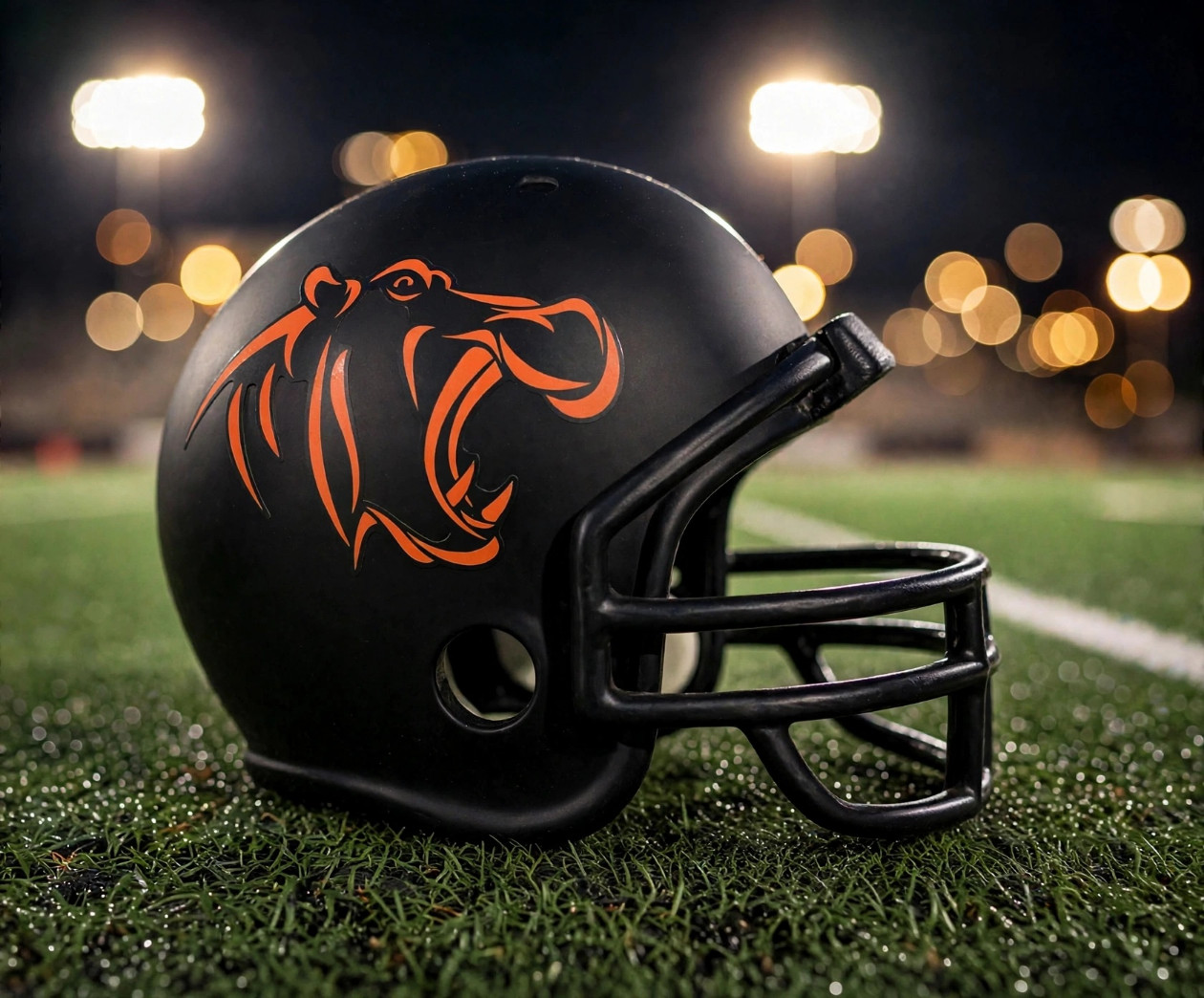 Hutto Hippos custom spirit helmet