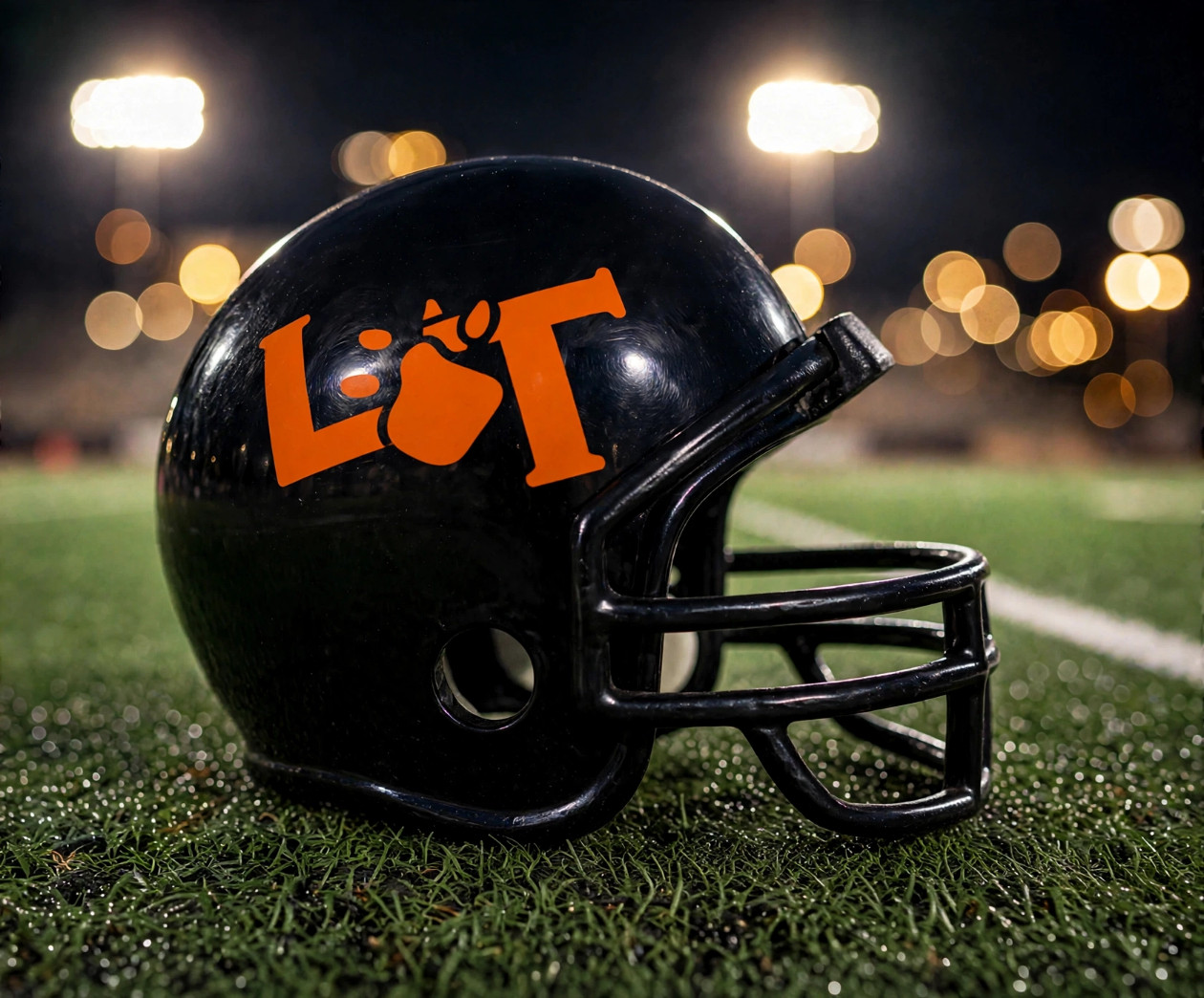 Lancaster Tigers custom spirit helmet