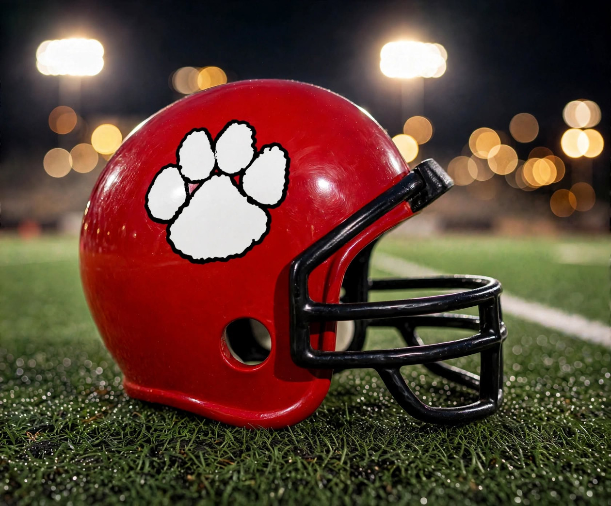 Mesquite Horn Jaguars custom spirit helmet