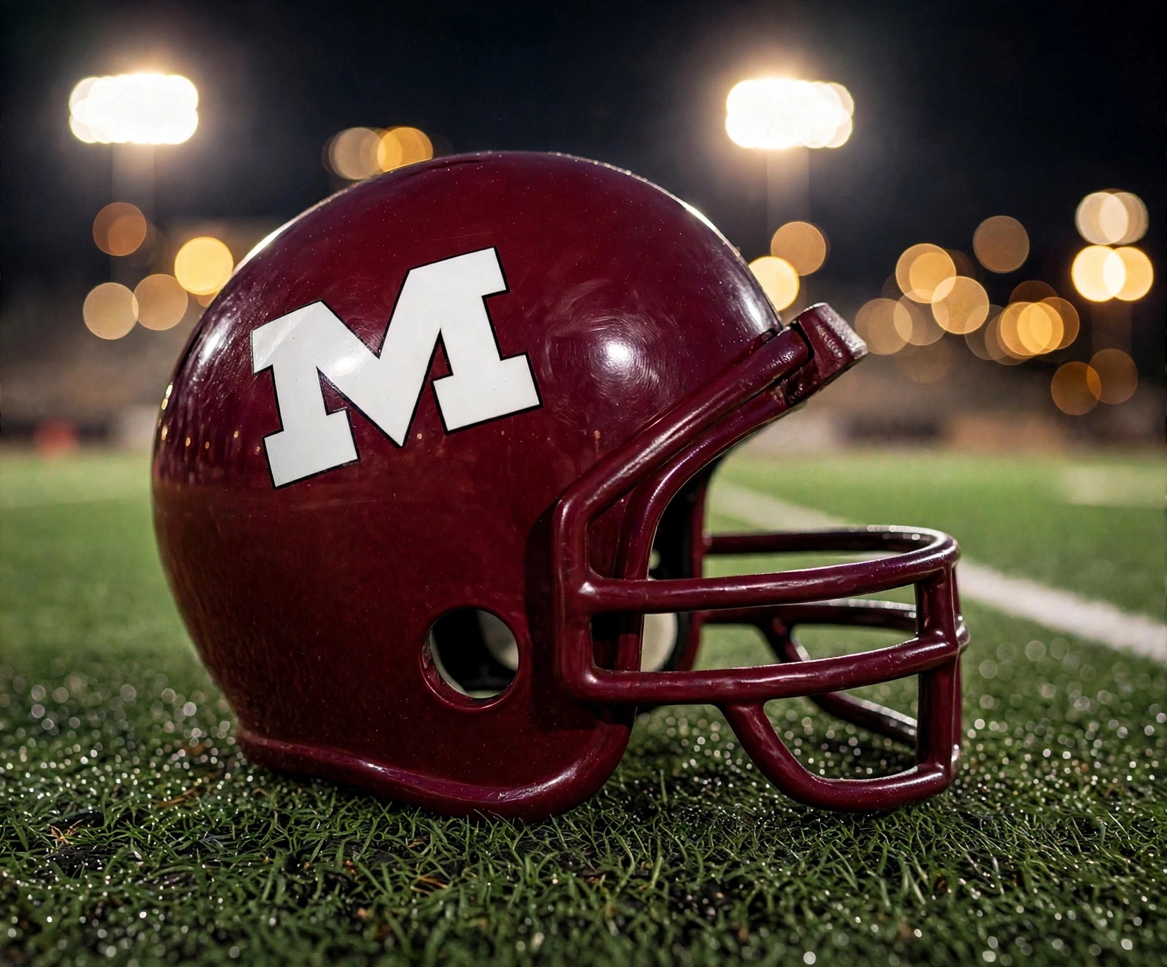 Mildred Eagles custom spirit helmet