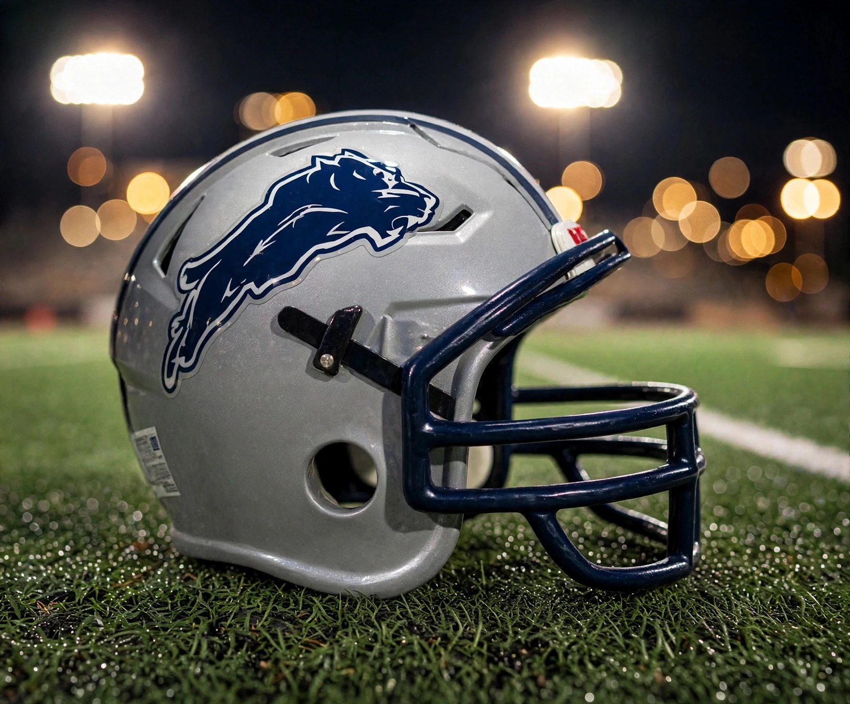 Paris Wildcats custom spirit helmet