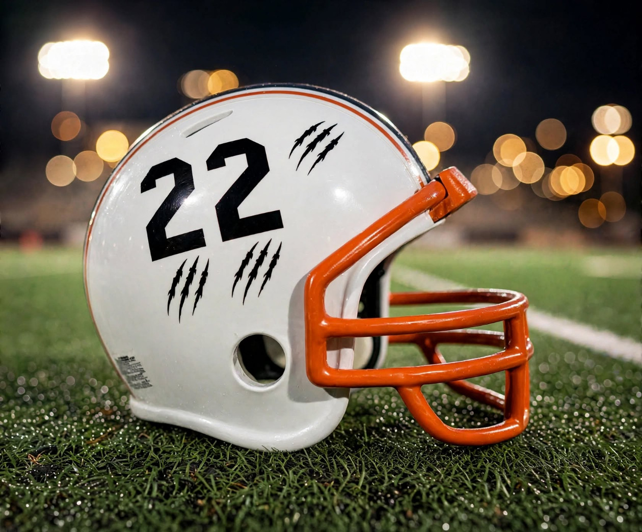 Pilot Point Bearcats custom spirit helmet