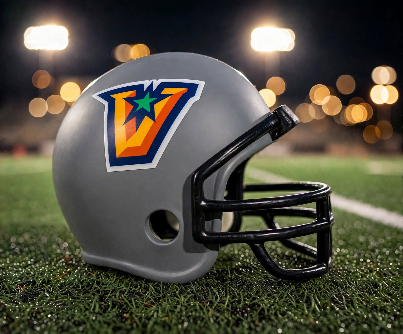 Rio Grande Valley Vaqueros custom spirit helmet