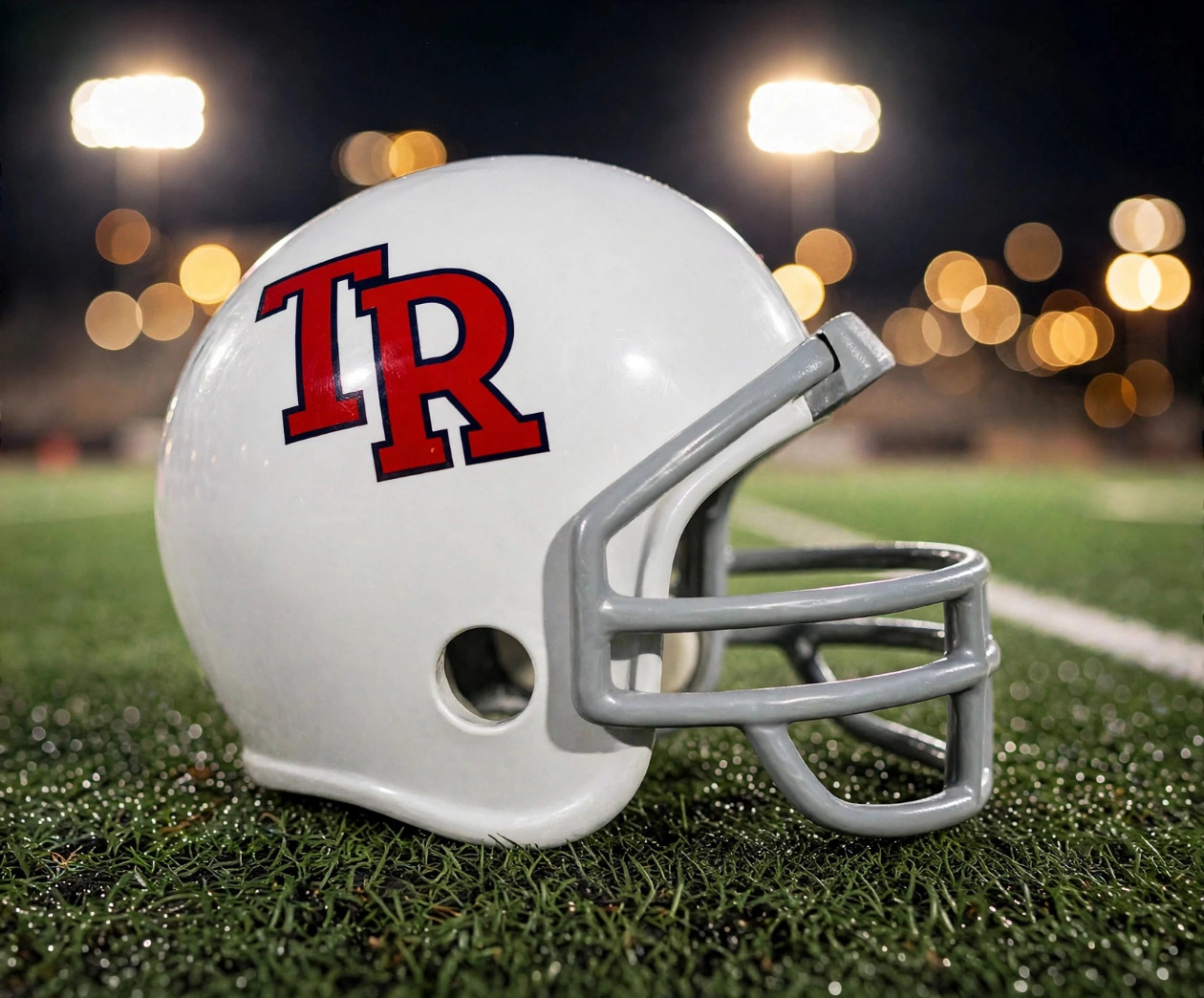 San Antonio Roosevelt Rough Riders custom spirit helmet