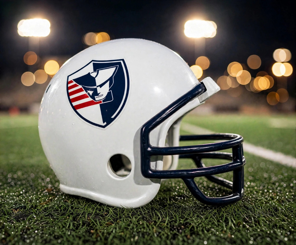 San Antonio Memorial Patriots custom spirit helmet