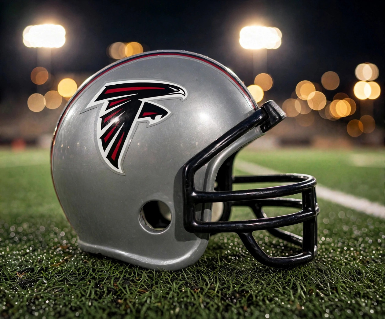 San Antonio Stevens Falcons custom spirit helmet