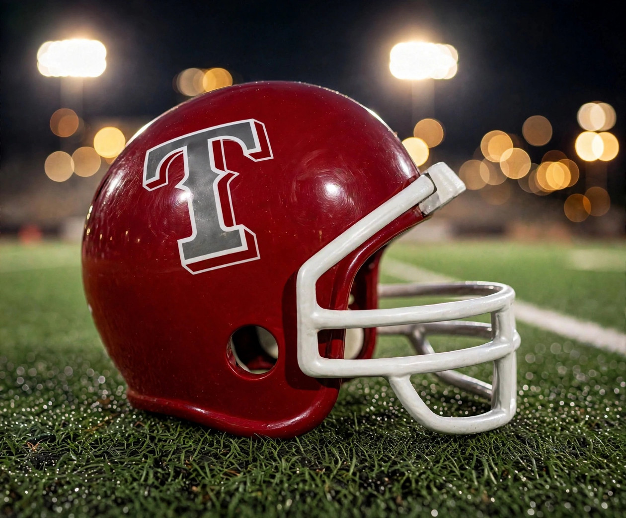 San Antonio Taft Raiders custom spirit helmet