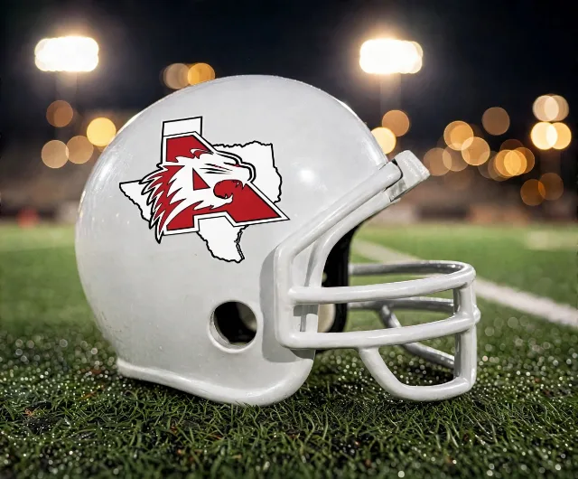 Aledo Bearcats custom spirit helmet