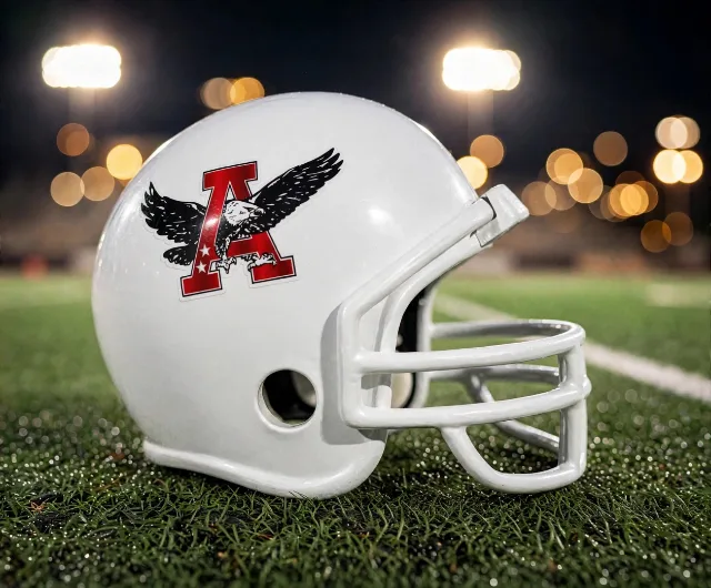 Argyle Falcons custom spirit helmet