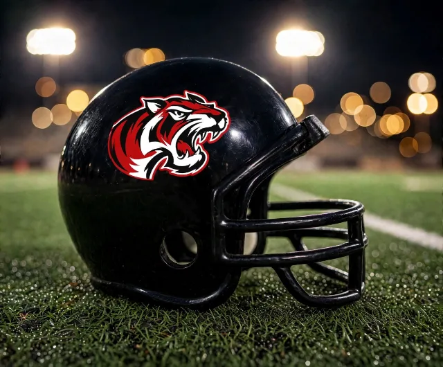 Braswell Bengals custom spirit helmet