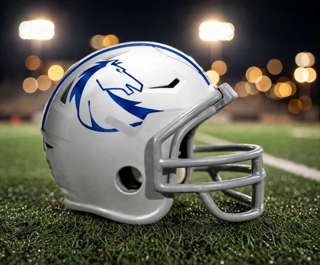 Clear Springs Chargers custom spirit helmet
