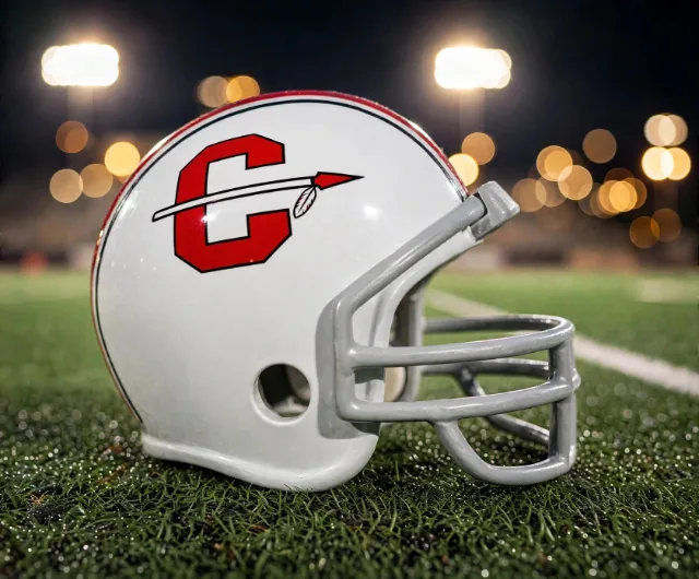 Cleveland Indians custom spirit helmet