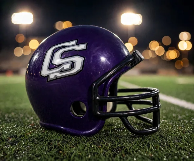 College Station Cougars custom spirit helmet