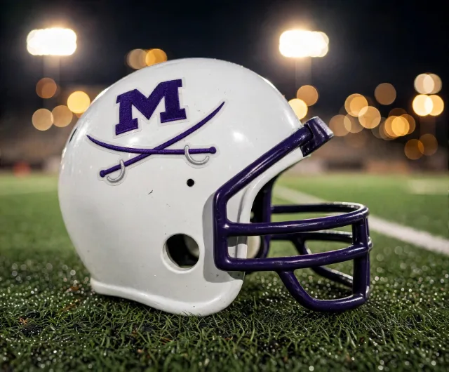 Corpus Christi Miller Buccaneers custom spirit helmet