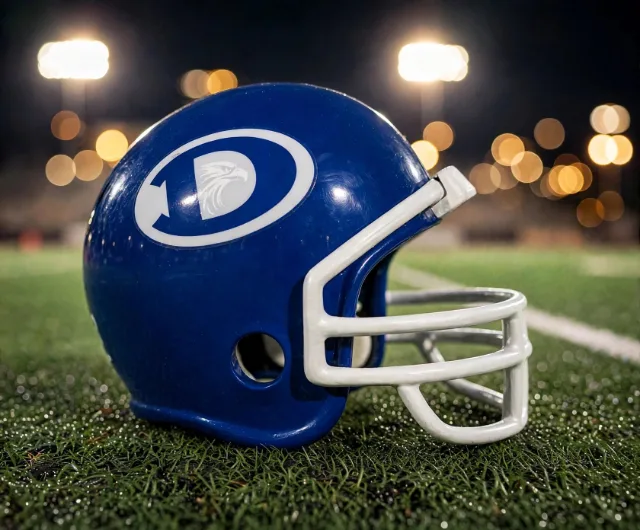 Decatur Eagles custom spirit helmet