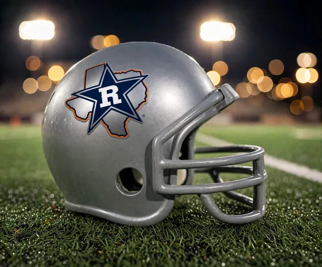 El Paso Riverside Rangers custom spirit helmet