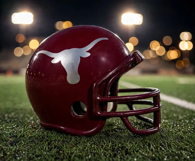 Ft. Worth North Side Steers custom spirit helmet
