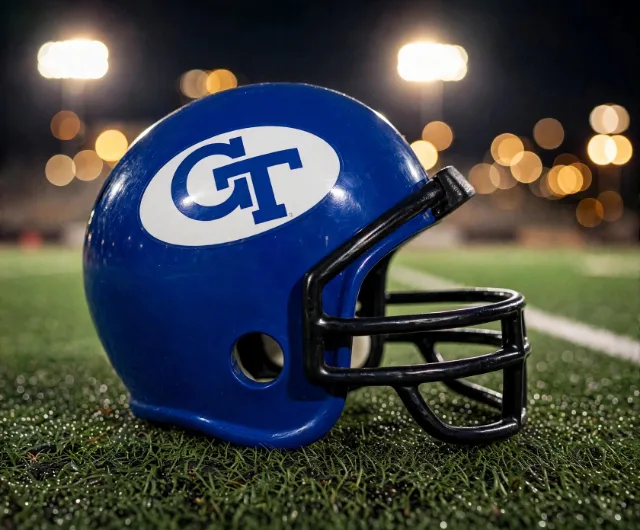 Gunter Tigers custom spirit helmet
