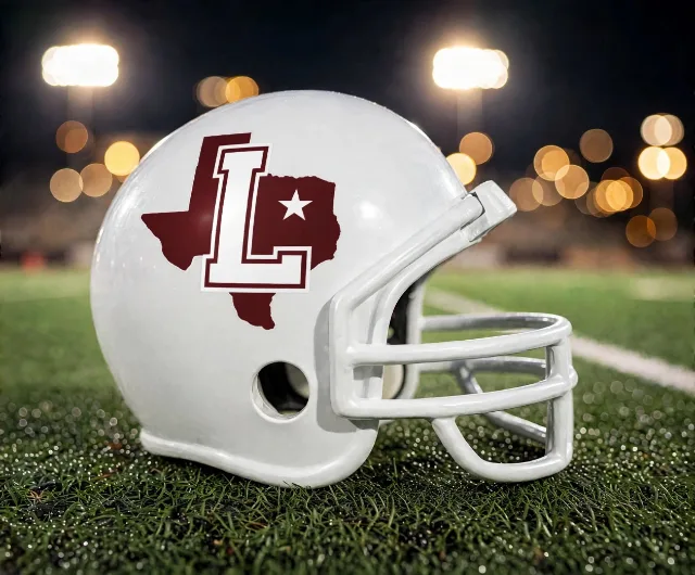 Lewisville Farmers custom spirit helmet