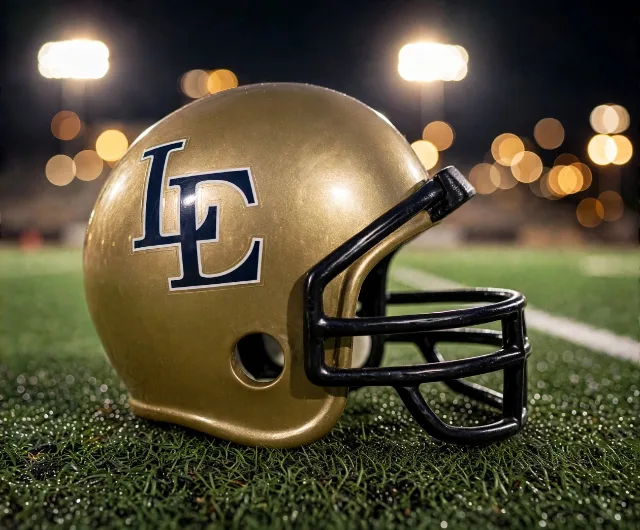 Little Elm Lobos custom spirit helmet