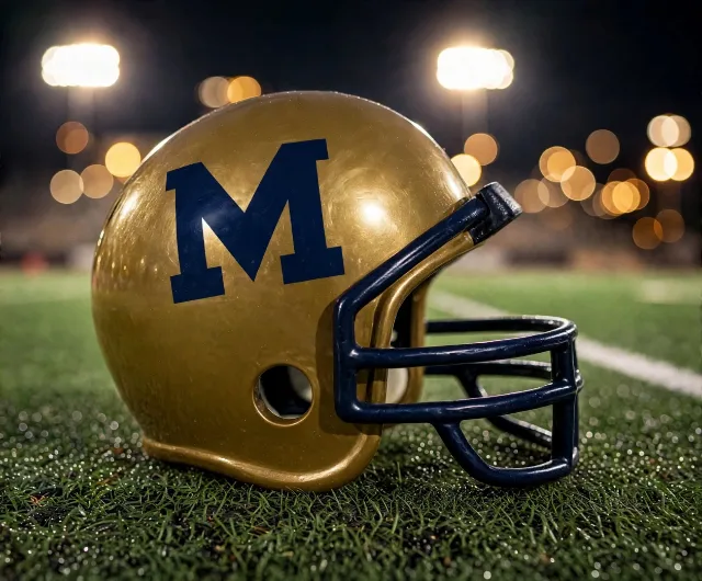McKinney Lions custom spirit helmet