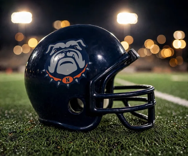McKinney North Bulldogs custom spirit helmet