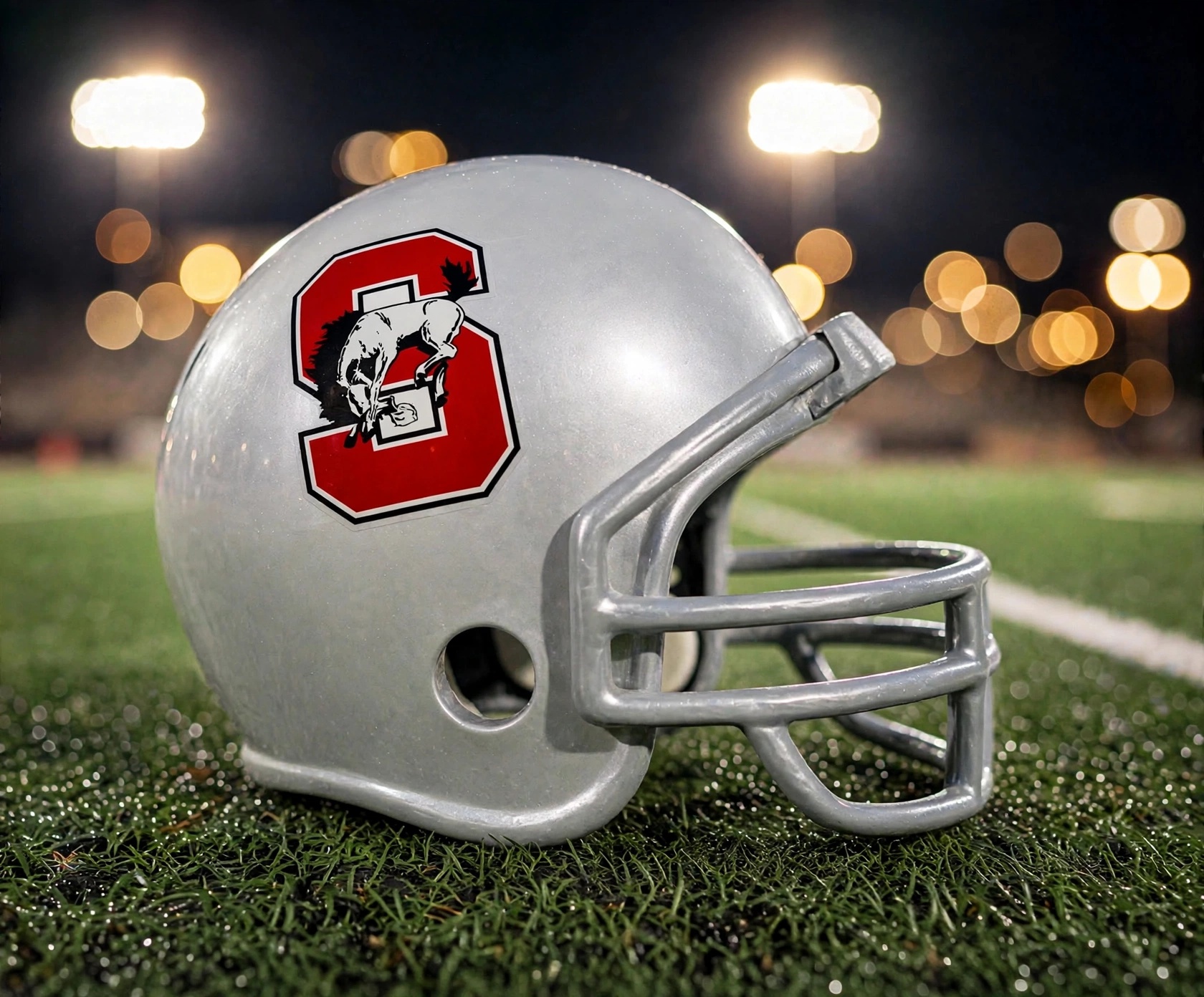 Sonora Broncos custom spirit helmet