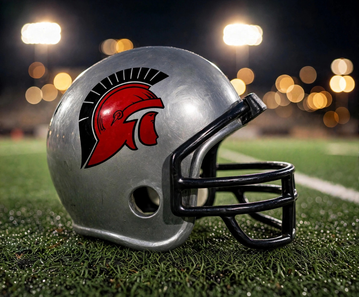South Houston Trojans custom spirit helmet