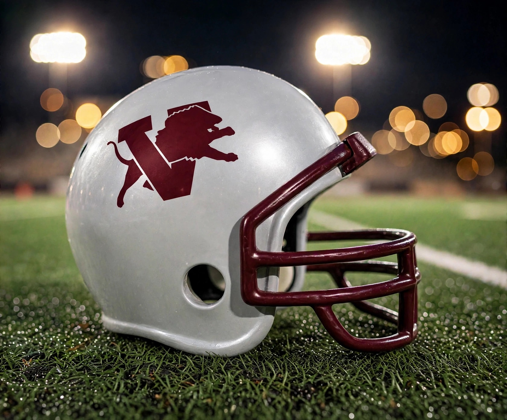 Vernon Lions custom spirit helmet