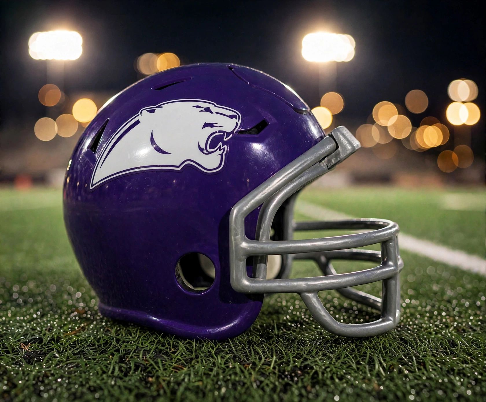 Weslaco Panthers custom spirit helmet
