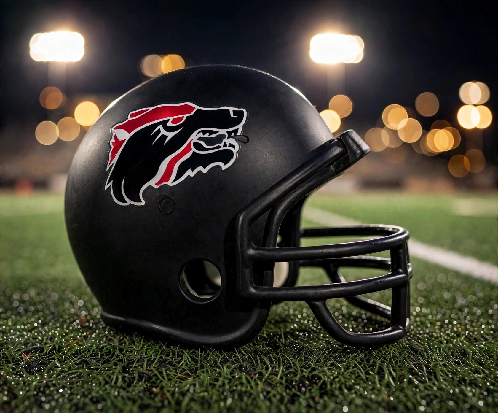 Wichita Falls Coyotes custom spirit helmet